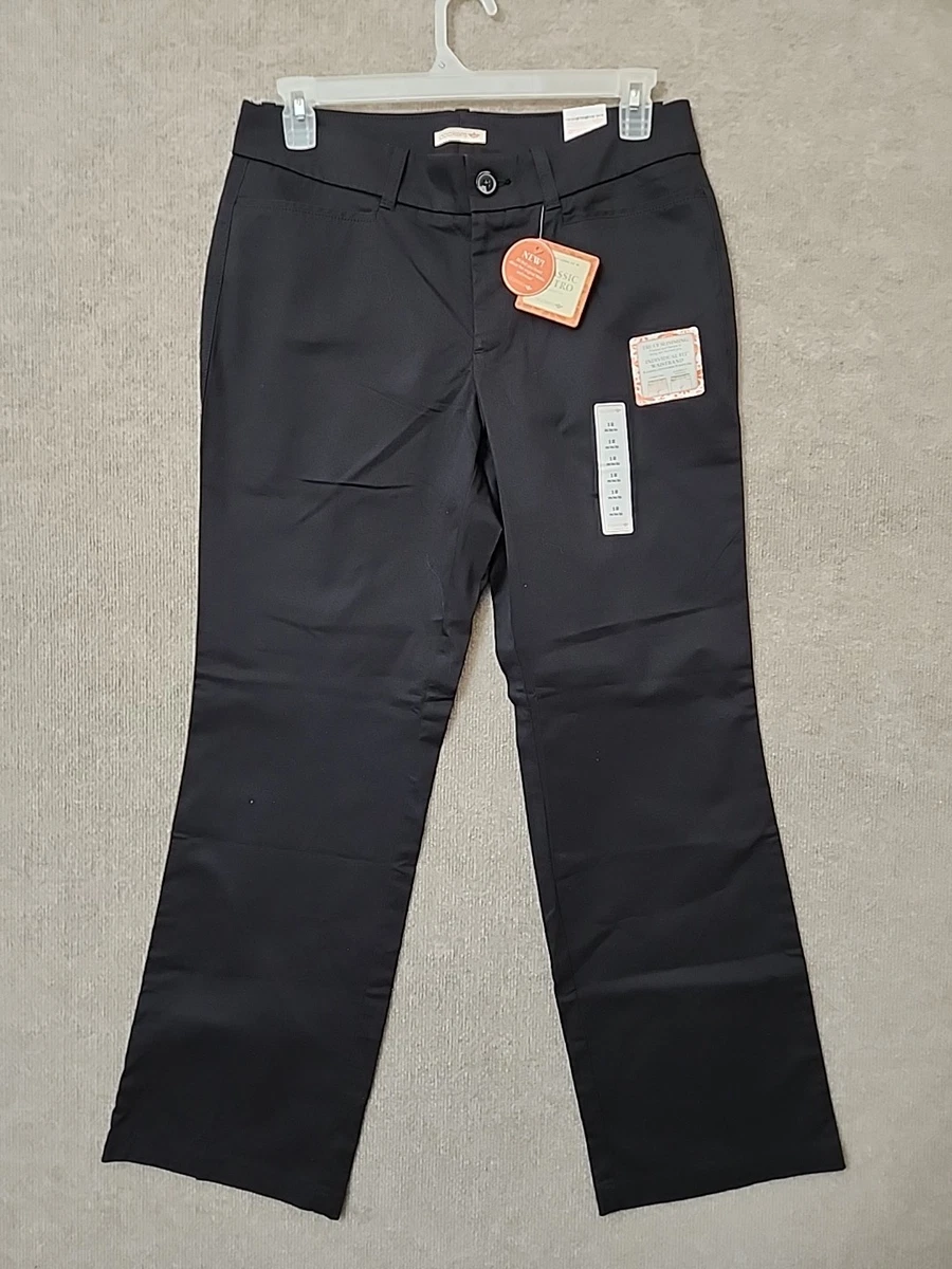 dress dockers pants women's Womens Size 14 Med Sydney Pant Flat Pocket Front Stretch Gry Womens Dockers Pants | Kohl's