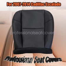 For 2007-2011 Cadillac Escalade PASSENGER Bottom Leather Seat Cover Black
