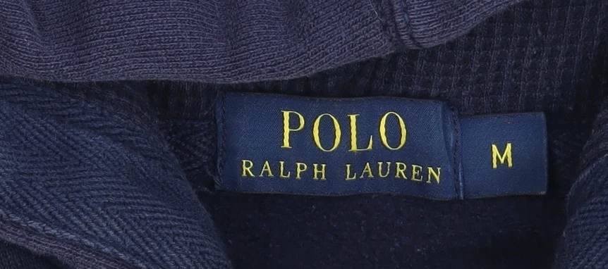 Ralph Lauren Men's Blue Full Zip Hoodie Size M - Image 4 of 4