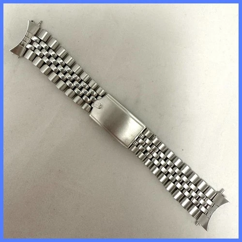 VINTAGE ROLEX JUBILEE BRACELET STAINLESS STEEL BAND 20MM END LINKS U.S.A # 576