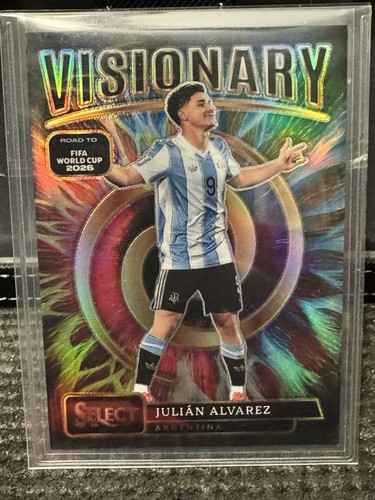 2025-26 Panini Select Road to FIFA World Cup Julian Alvarez Visionary #8