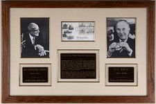 BUCKMINSTER FULLER - FIRST DAY COVER SIGNED CO-SIGNED BY: RAY KROC