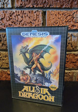 Alisia Dragoon Sega Genesis - box and game - no manual - Authentic & TESTED