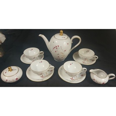 Vintage Eschenbach Bavaria Germany Clarice Floral Tea Set 13 pcs Stamped W838 24