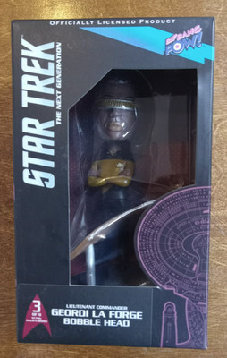Bif Bang Pow! Geordi La Forge Star Trek The Next Generation Bobble Head Figure