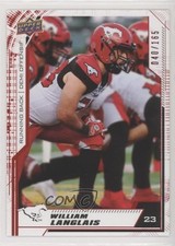 2020 Upper Deck CFL Red 40/165 William Langlais #150 z6b