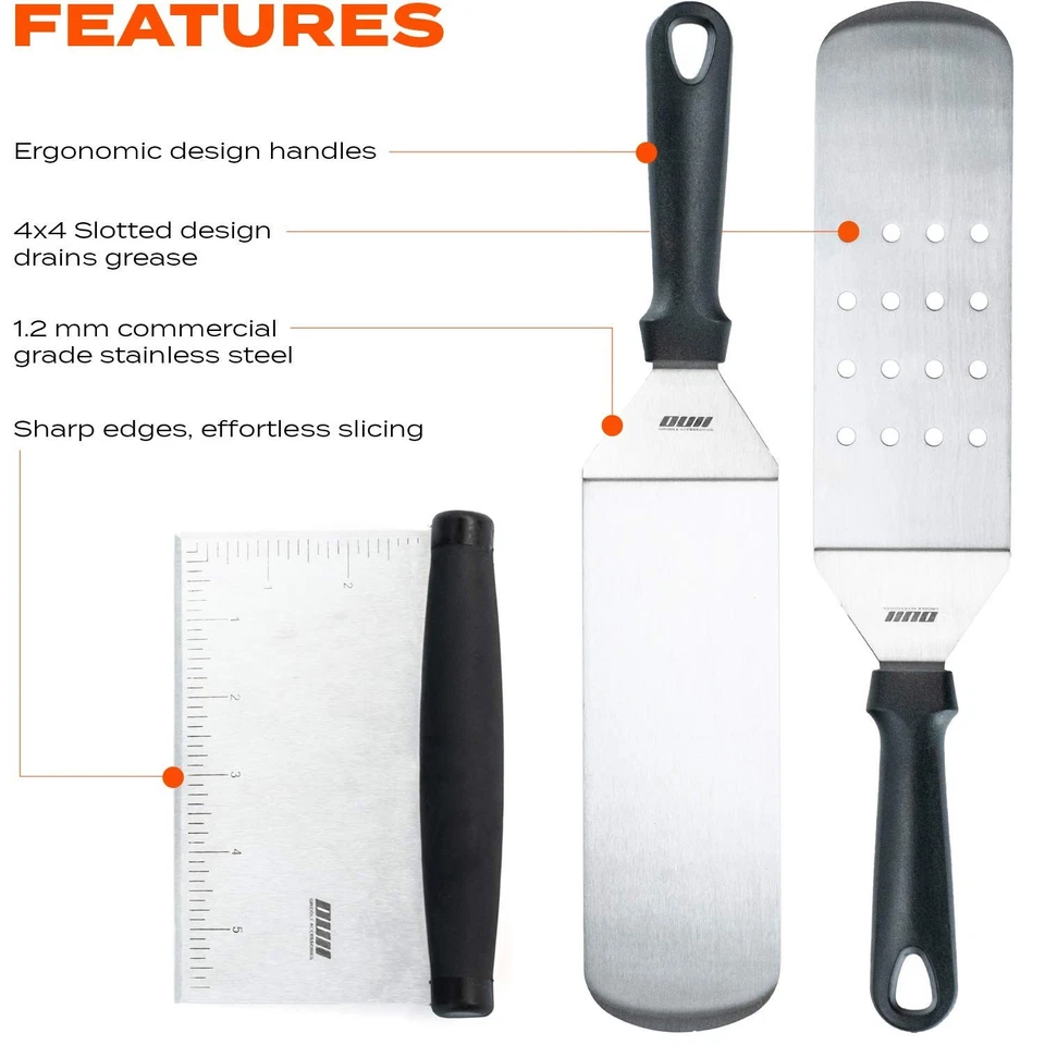 Flat Top Griddle Accessories Set for Blackstone and Camp Chef Griddle - 14 Pi... - Image 3 of 4