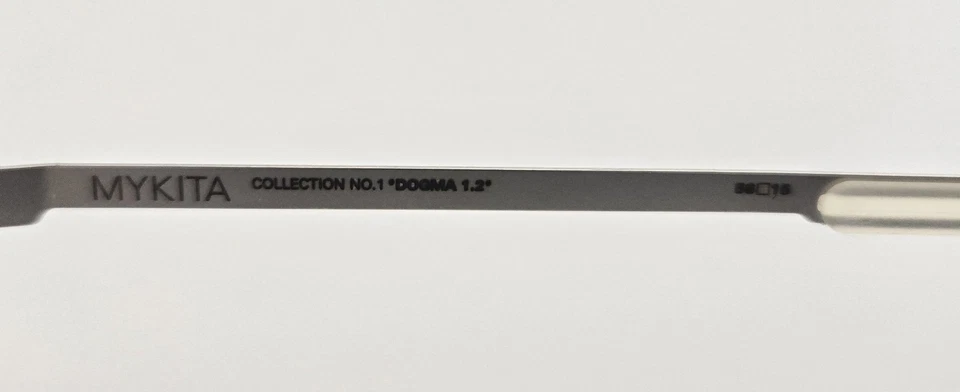 Gafas Mykita NUEVO Modelo Dogma 1.2 Color 09 Mate Plata Talla 56 Cuadradas Foto 4 de 4