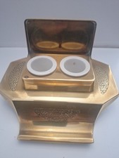 Brass Arts And Crafts Antique Inkwell