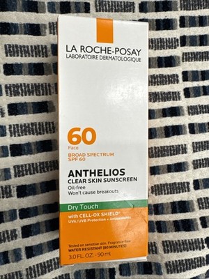 La Roche-Posay Anthelios Clear Skin SPF 60 Face Oil-Free Sunscreen 3.0oz