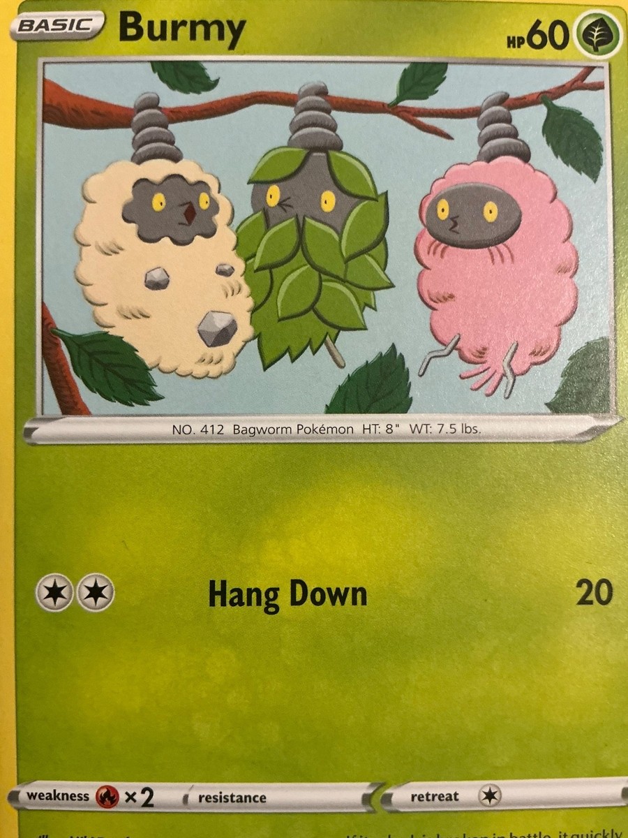 3 Illustrator miki tanaka pokemon cards Oddish Burmy Kakuna | eBay