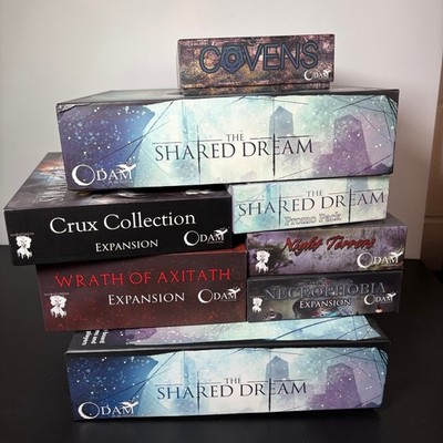 THE SHARED DREAM KICKSTARTER EXCLUSIVES ALL-IN SET ODAM PUBLISHING BOARD GAME