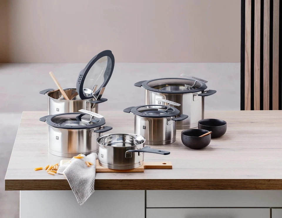 Zwilling Simplify Set di pentole da 5 pezzi in acciaio inossidabile - Argento... - Immagine 2 di 4