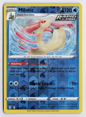 Milotic - SWSH07 #038/203 SWSH07: Evolving Skies Reverse Holofoil LP