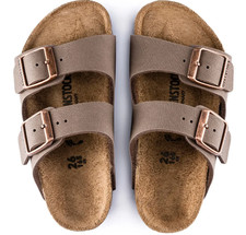 Birkenstock Arizona Kids Sandals Mocha Brown 2 Strap Shoes Size 10-13