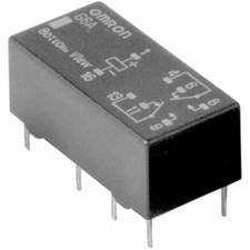 2PC OMRON ELECTRONIC COMPONENTS G6A-274P-ST40-US-DC5 Relay;E-Mech;Low Signal;DP