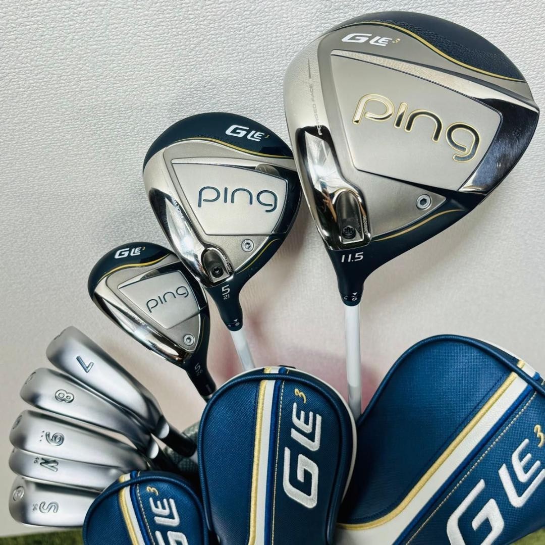 PING G Le3 8-Piece Set Ladies Golf Left-handed From Japan NEW!! | eBay