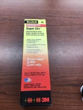 Scotch Super 33 Vinyl Electrical Tape: 3/4 in. x 20 ft. Black  10 Rolls 