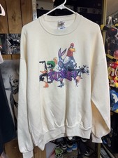 Vintage 90's Looney Toons Warner Brothers Sweatshirt XL New Flaws