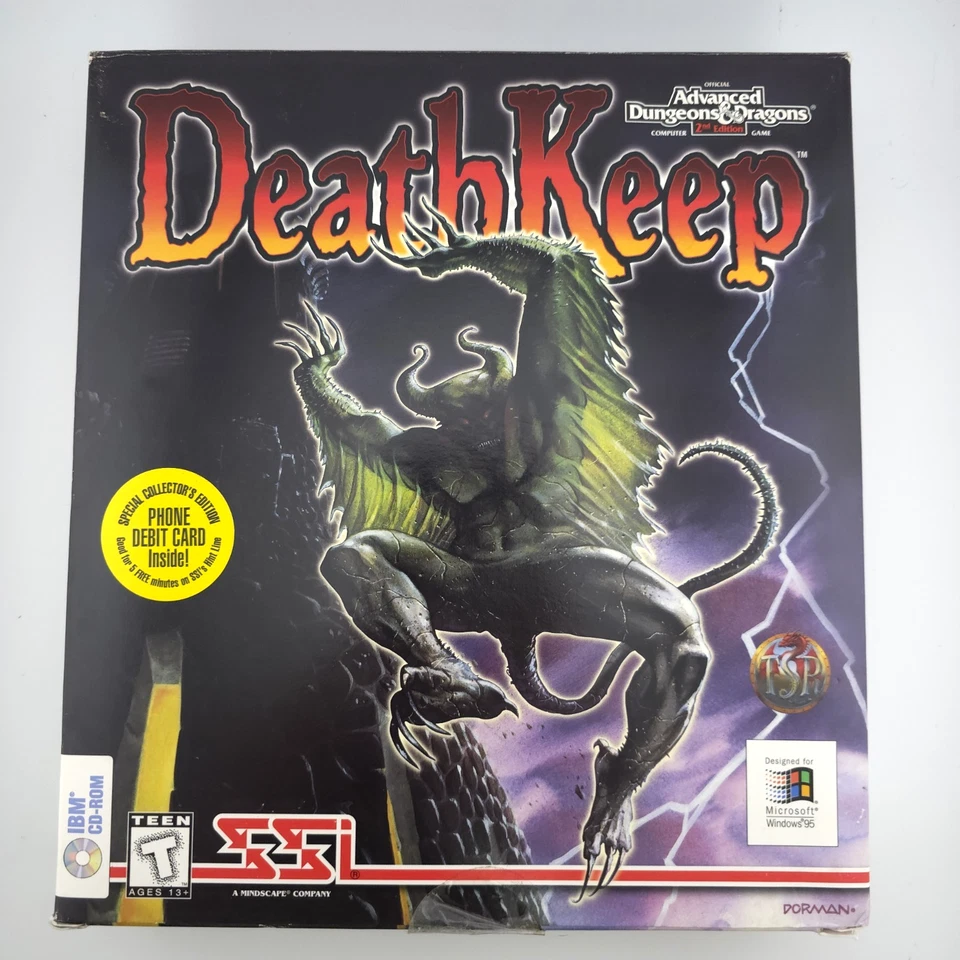 Dungeons & Dragons: Death Keep, 1996, Big Box, CIB & Open Box - Image 2 of 4