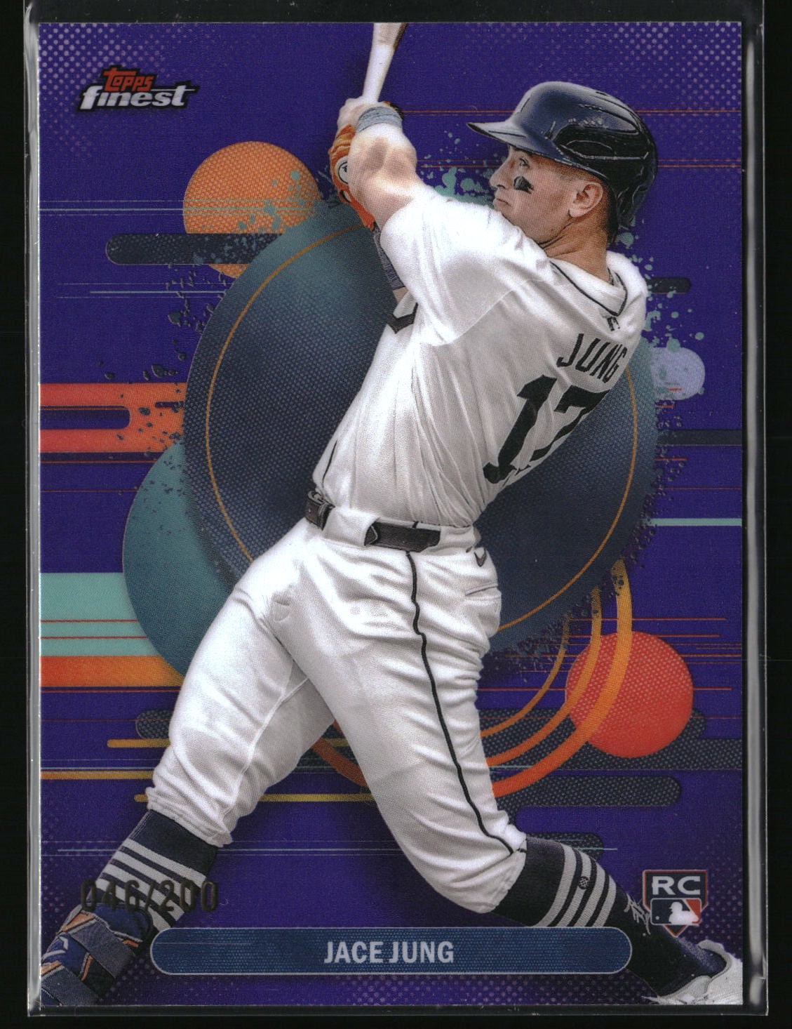 2025 Finest #191 Jace Jung Purple Refractor #/200
