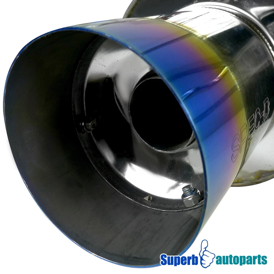 Fits 1994-1997 Honda 94-97 Accord 4CYL Exhaust Catback System Burnt Tip — 第 3/4 张图片