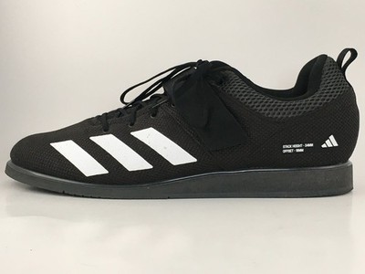 Size 15 - adidas Powerlift 5 Black White