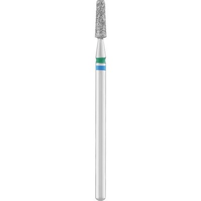 Staleks Pro Expert Duo ''Cone'' blue-green diamond burr tip, diameter 2.5 mm, tip