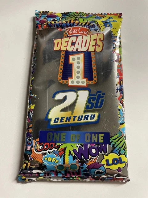 2024 Wild Card Decades NON SPORTS  21st Pack Guaranteed 1/1 Possible Auto?