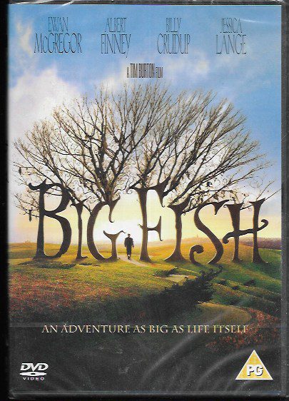 BIG FISH GENUINE R2 DVD EWAN McGREGOR ALBERT FINNEY JESSICA LANGE NEW/SEALED