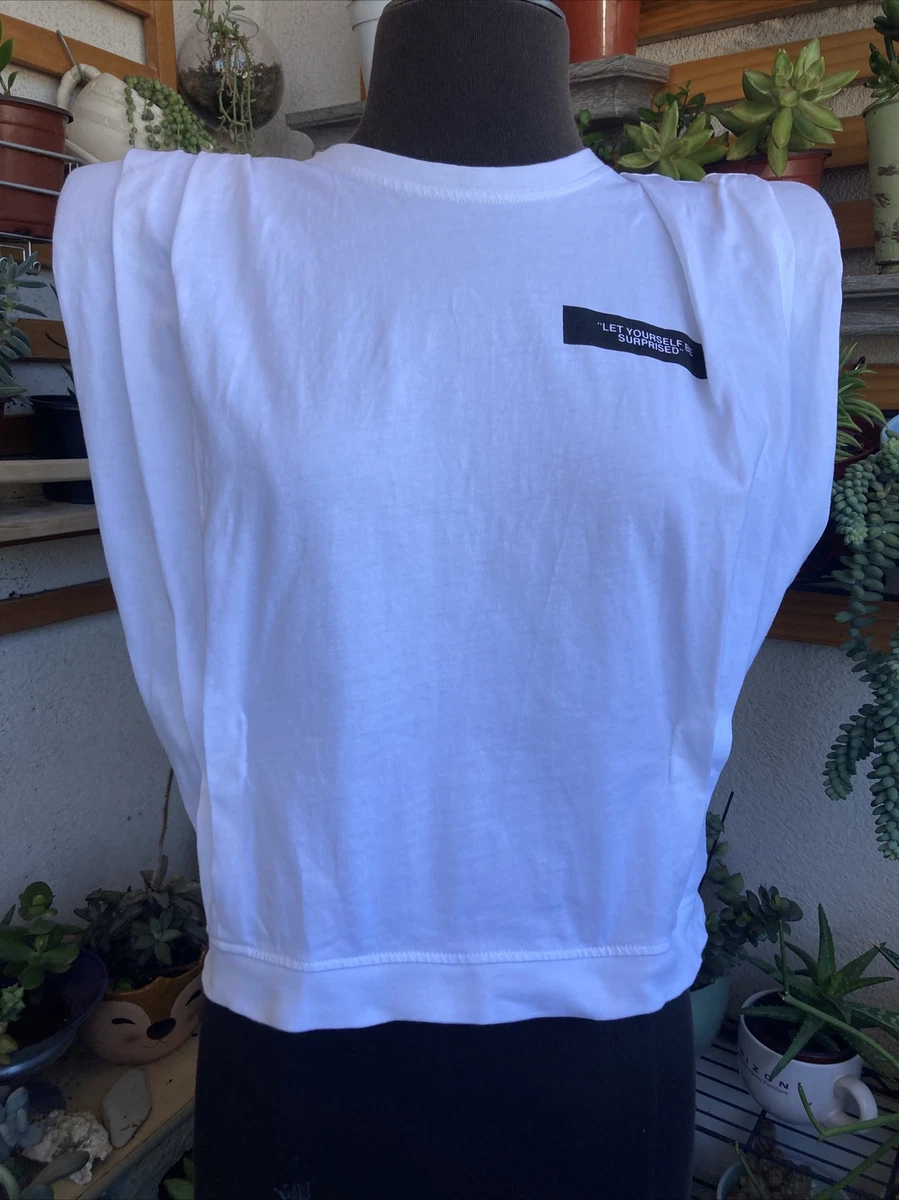 Zara padded muscle tee hot sale