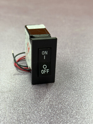 SWITCH CIRCUIT BREAKER 120V ANGLED ROCKER NEON LAMP 1 Pole 15A CARLING