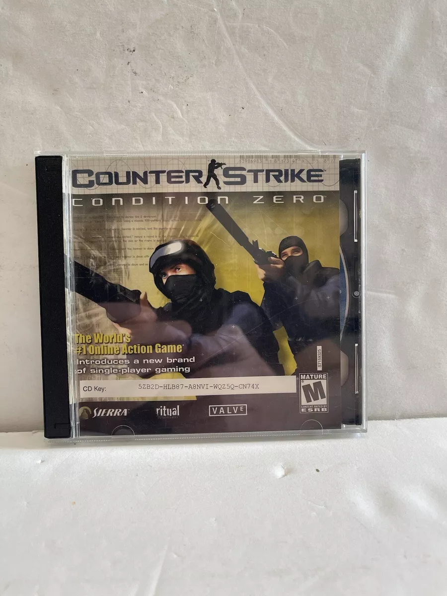 Counter Strike Condition Zero PC Game Online Action 2004 CD Rom