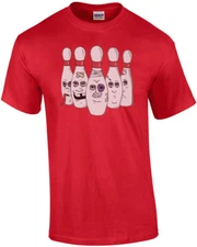 Beat Up Bowling Pins - Funny Bowling T-Shirt