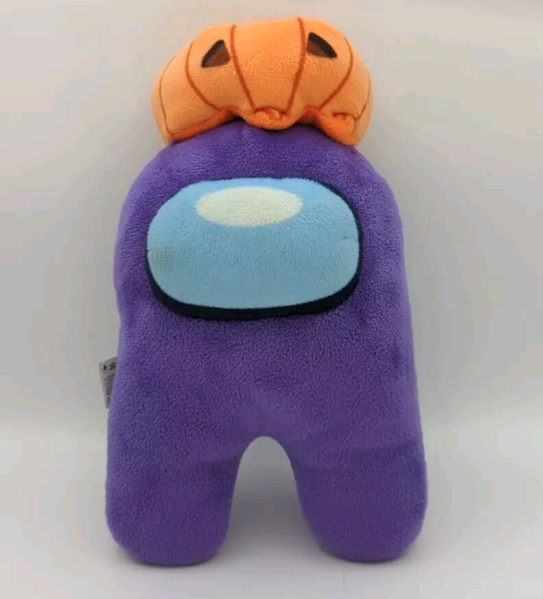 PURPLE Among Us SERIES 2 Plush Buddies 20cm Pumpkin Unwanted