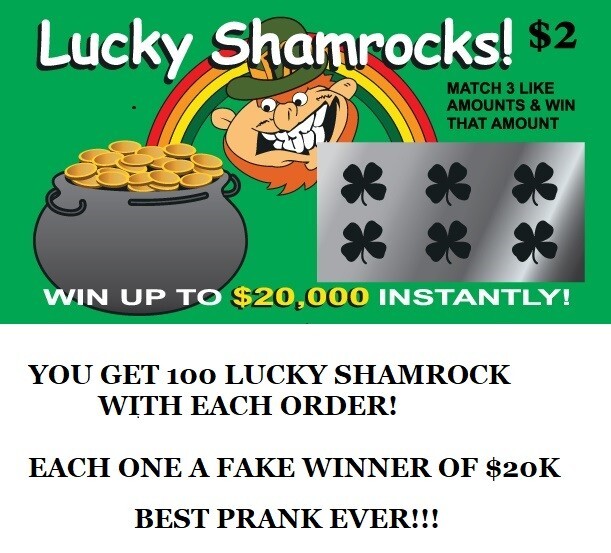 Fake Winner Lottery Ticket Gag Phony Winning Lotto Scratch Off Trick Prank Gift Fake Winner Lottery Ticket Gag Phony Winning Lotto Scratch Off Trick Prank Gift