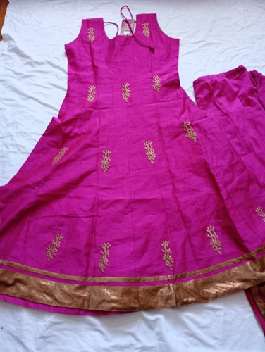 1 Indian Pakistani style girls party wear salwar kameez age 14 to 15 - Picture 9 of 9