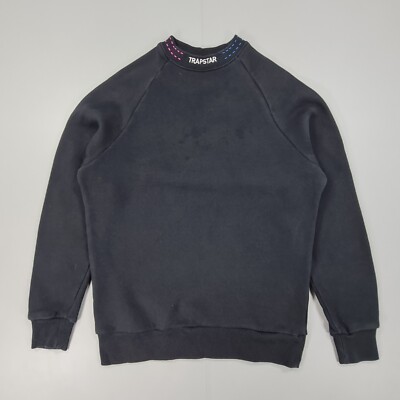 Trapstar Damen Sweatshirt schwarz Small Crew Fleecepullover Pullover