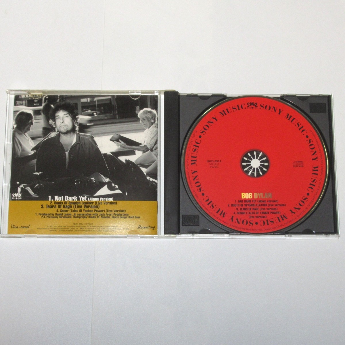 ボブ・ディラン　Not Dark Yet　(2CD) Bob Dylan – Not Dark Yet ~ Dylan Alive Vol. 2 – CD (EP), 1999