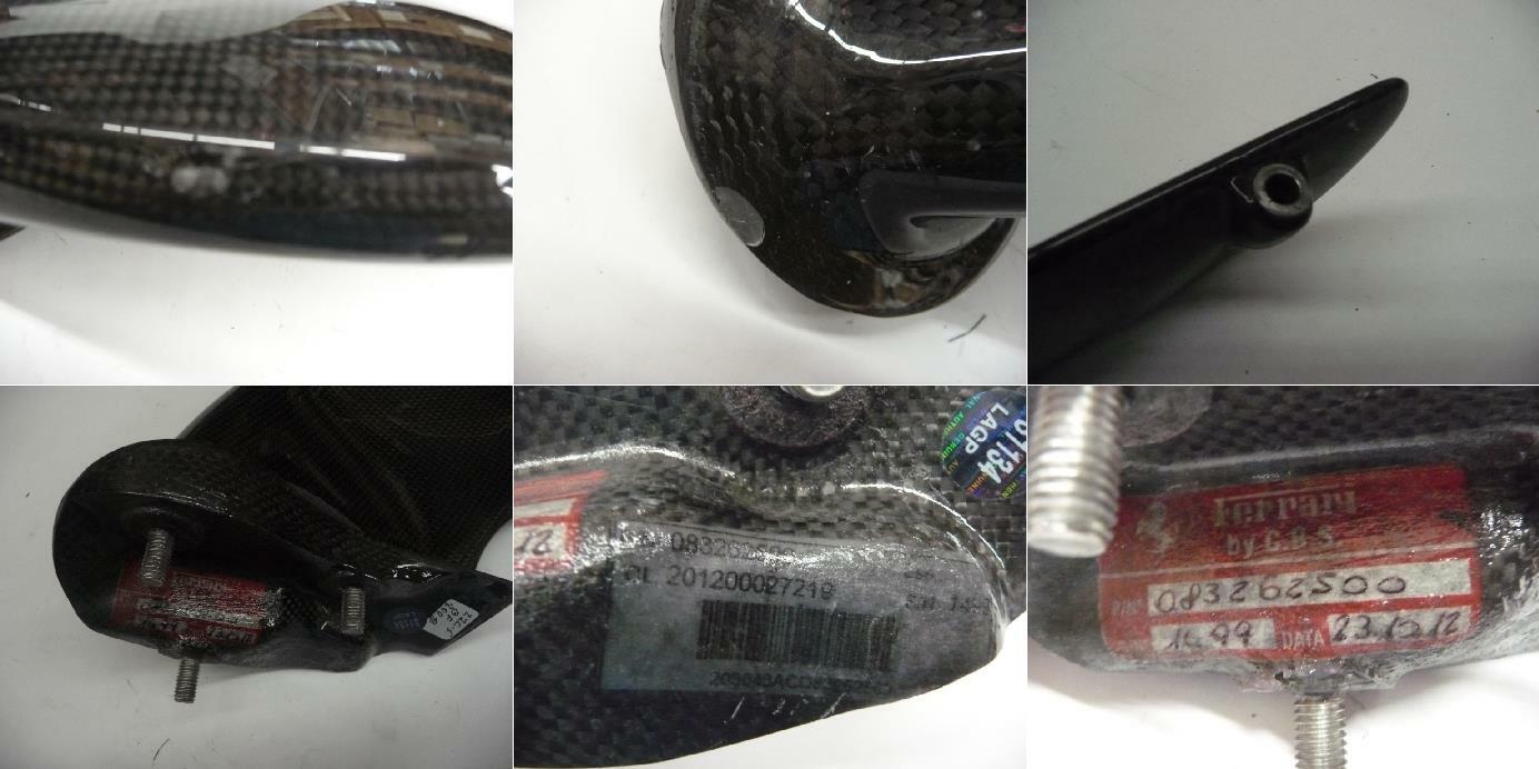 2010-15 Ferrari 458 Italia Spider Front Bumper Right Spoiler Carbon Fiber OEM A1