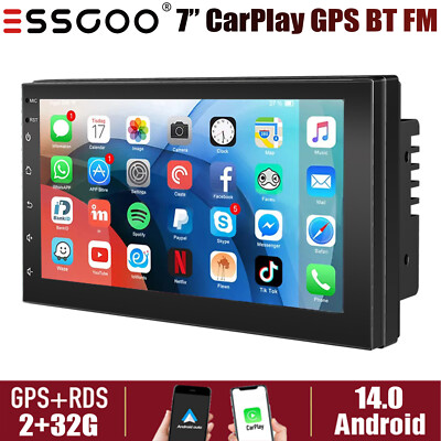 Carlaoer 7" 2-DIN Android Car Radio With GPS, WiFi, Carplay, Bluetooth – 4GB RAM 64GB ROM 5760B