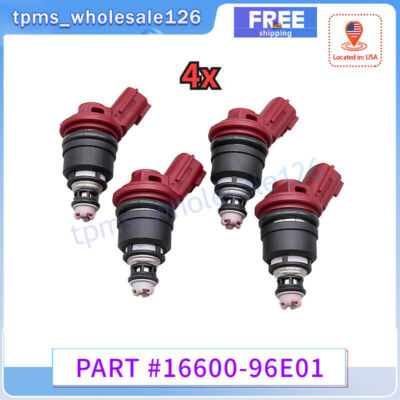 SET Of 4 Fuel Injectors 1660096E01 For 96-99 Infiniti I30 92-99 Nissan Maxima