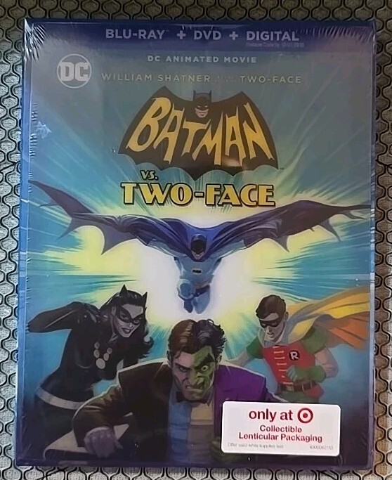 BONFEUR & TWO FACE 2017 No.5 オバケ Batman Vs. Two-Face (Blu-ray, 2017) with lenticular