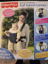 FISHER PRICE "SECURE EMBRACE" SOFT INFANT CARRIER A 
