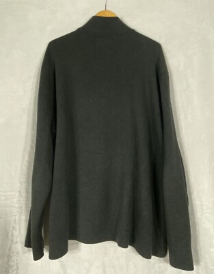 M*u様 carorie HEAVY PONTE POLO Ⅱ GREY L Quarter-Zip Polo - Cool