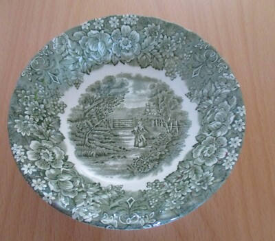 British Anchor Ironstone Memory Lane Schale-Schüssel grün 12 cm Durchmesser