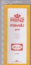 Prinz Black Stamp Mount Strips 265x45 mm For Various Canada New 10 Pack Scott