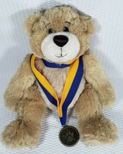 Animal Alley Plush Teddy Bear With Ribbon and Medallion 15" Tall