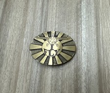 Vtg AIRCRAFT PILOT Belt Buckle 1977 Airplane I FLY Aviation SUN Lewis RARE VG 