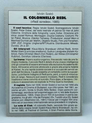 LOCANDINA CARTOLINA DI CIAK RIVISTA DI CINEMA E SPETTACOLO ANNO 1985 - Foto 56 di 156